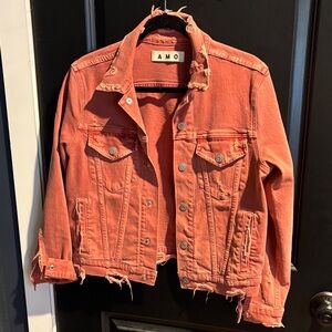 AMO Vintage Coral Denim Jacket